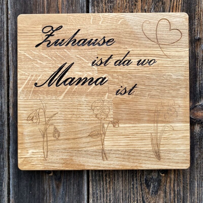 Muttertagsgeschenk Holzschild
